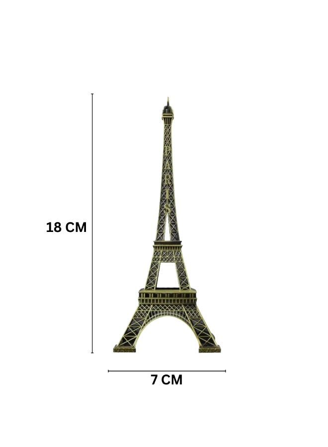 Eiffel Tower Paris Sculpture, 3D Model Table Décor Souvenir, Elegant Home & Office Showpiece Small - Image 2